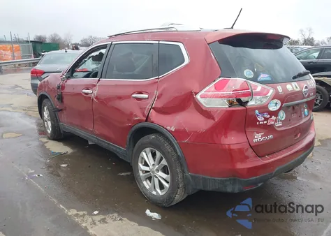 2015 Nissan Rogue Sv z USA, uszkodzony, nr VIN KNMAT2MT3FP571171